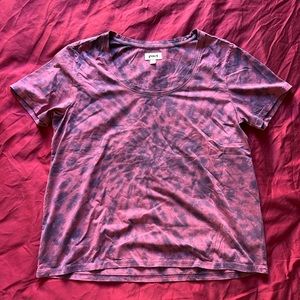 Pact Verbena Spiral Tie Dye tee - size Large